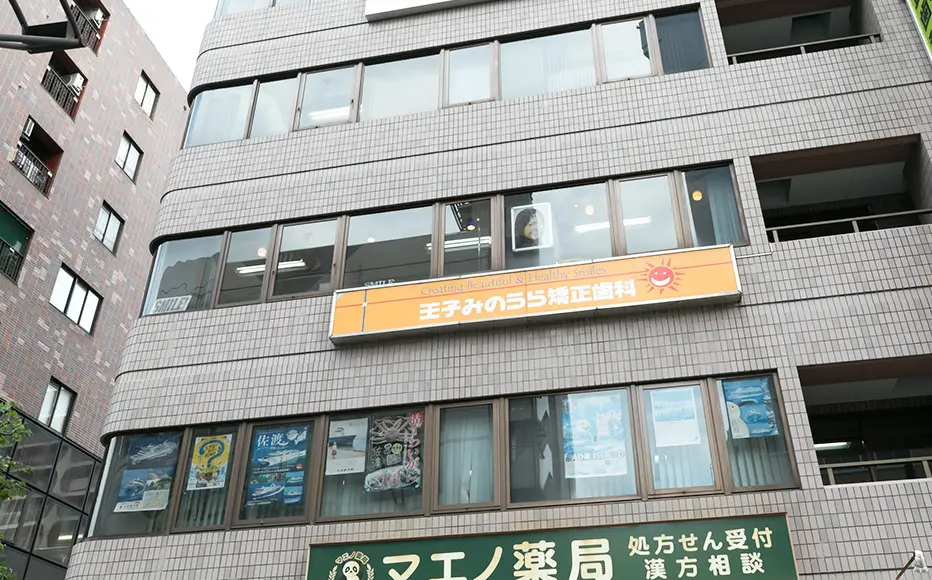 王子みのうら矯正歯科へのアクセス